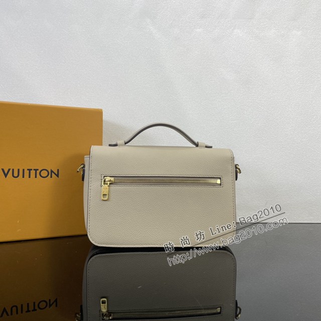 Lv路易威登2023專櫃新款Oxford手袋 LV粒面牛皮革純色手提單肩斜挎女包 M22792 ydh5200